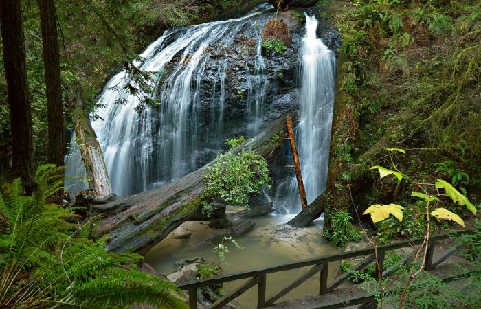 Russian-Gulch-State-Park-Waterfalls