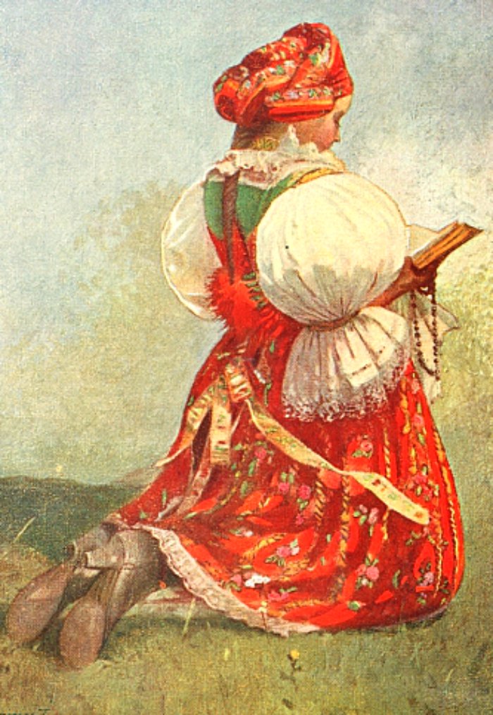 Ethnic-folk-dress-Czechoslovakian-1900s