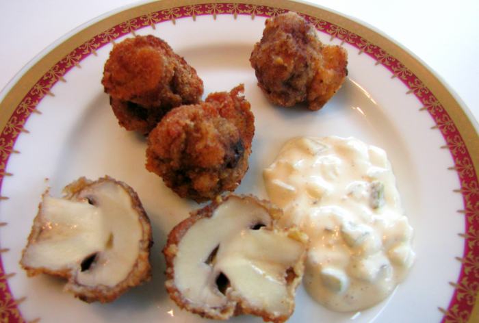 Fried-Mushrooms-Recipe-with Tartar-Sauce-4