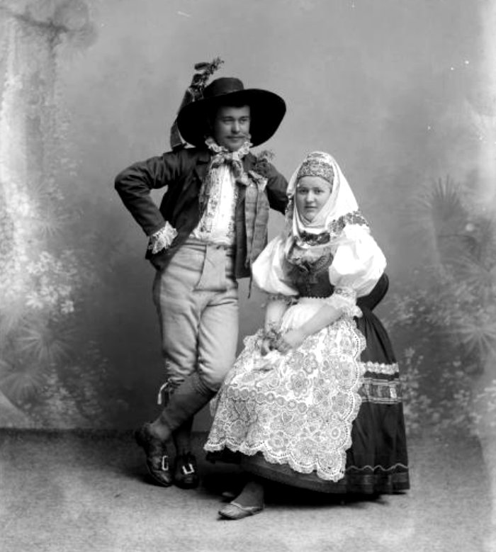 Husband-and-Bride-in-folk-dress-1890-slavic