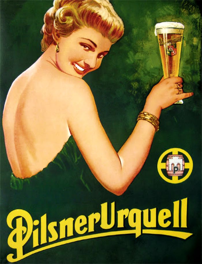 Pilsner-Urquell-ad-by-Bohumil-Konecny
