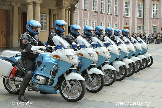 Prague-Castle-Guards-Motorcycles-1