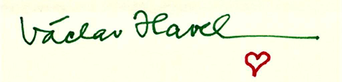 Vaclav-Havel-Signature-with-a-Heart
