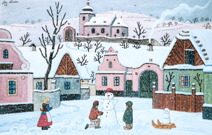 Josef-Lada-Winter-Illustrations-Tres-Bohemes