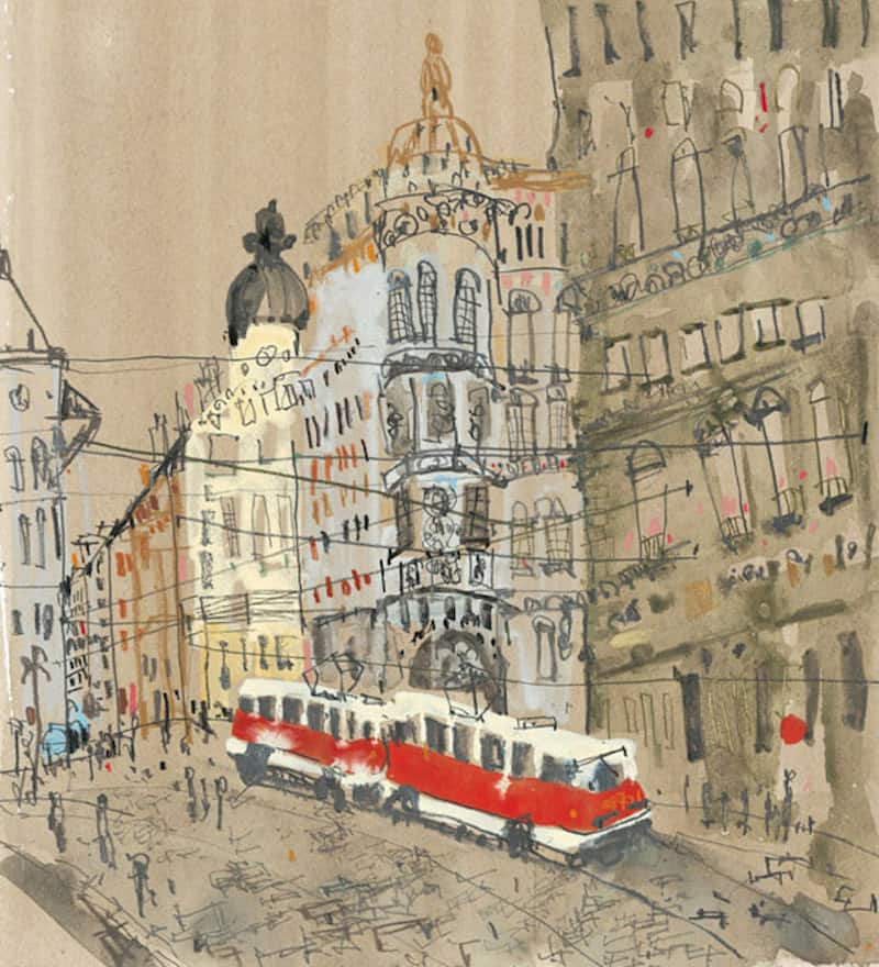 Prague-Illustration-Clare-Caulfield-Tres-Bohemes