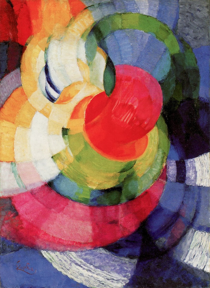 Kupka: Disks of Newton, Study for Fugue in Two Colors, c. 1911
