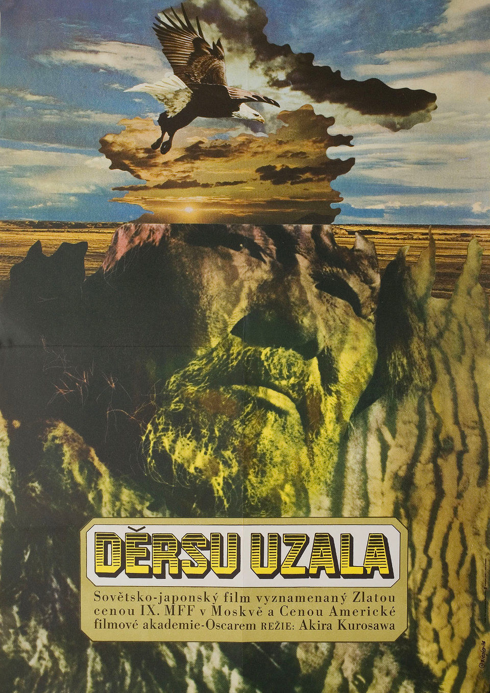 Dersu Uzala 1976 Original Czech Republic Movie Poster
