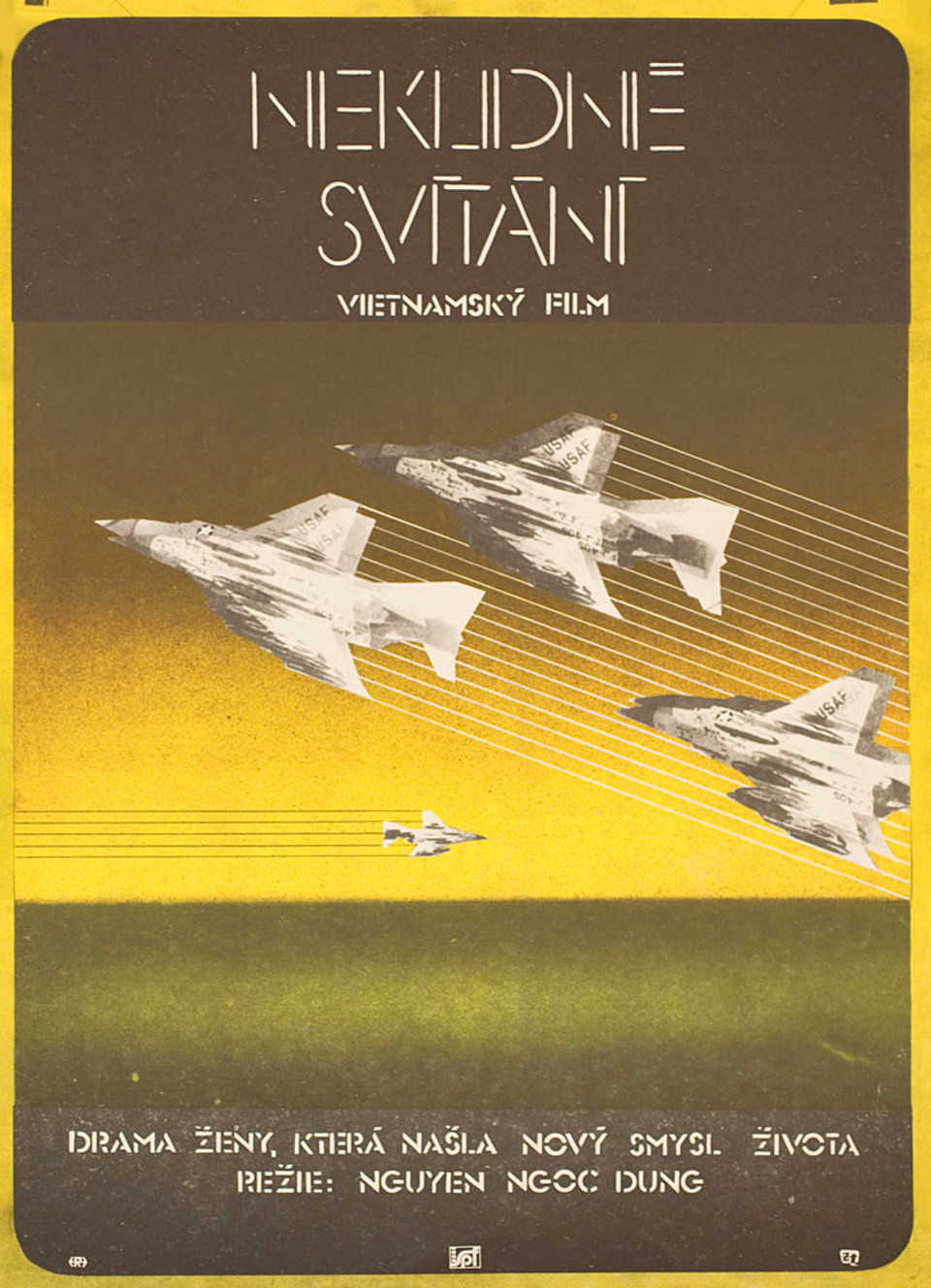 NEKLIDNE SVITANI 1977 Original Czech Republic Movie Poster