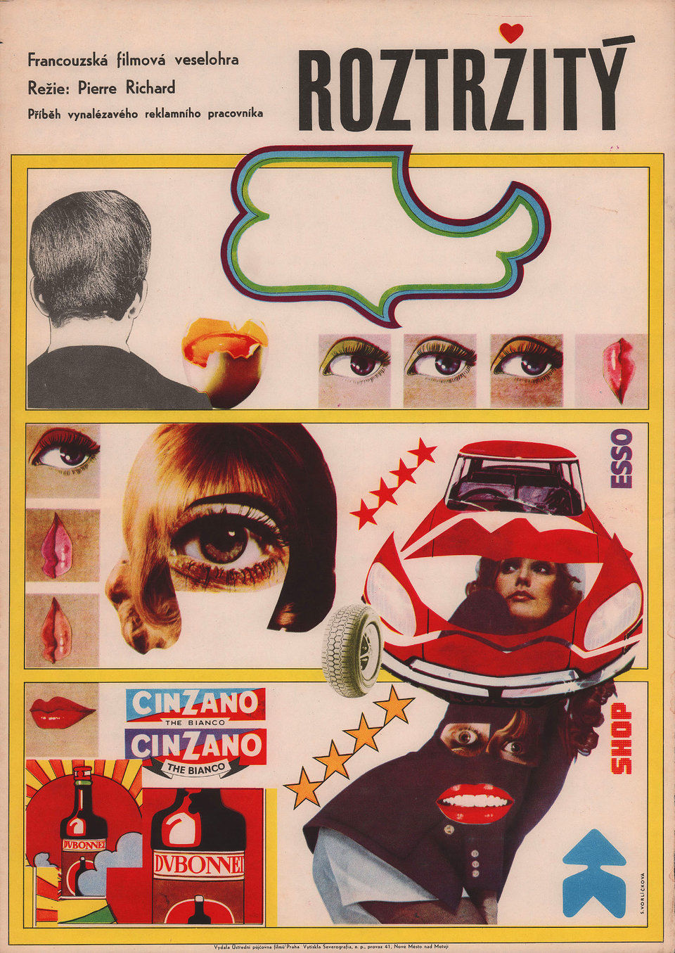 The Daydreamer 1970 Original Czech Republic Movie Poster