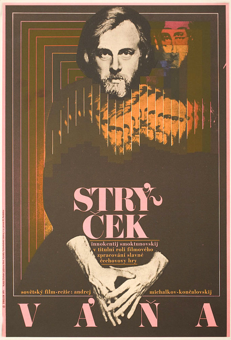 Uncle Vanya 1971 Original Czech Republic Movie Poster