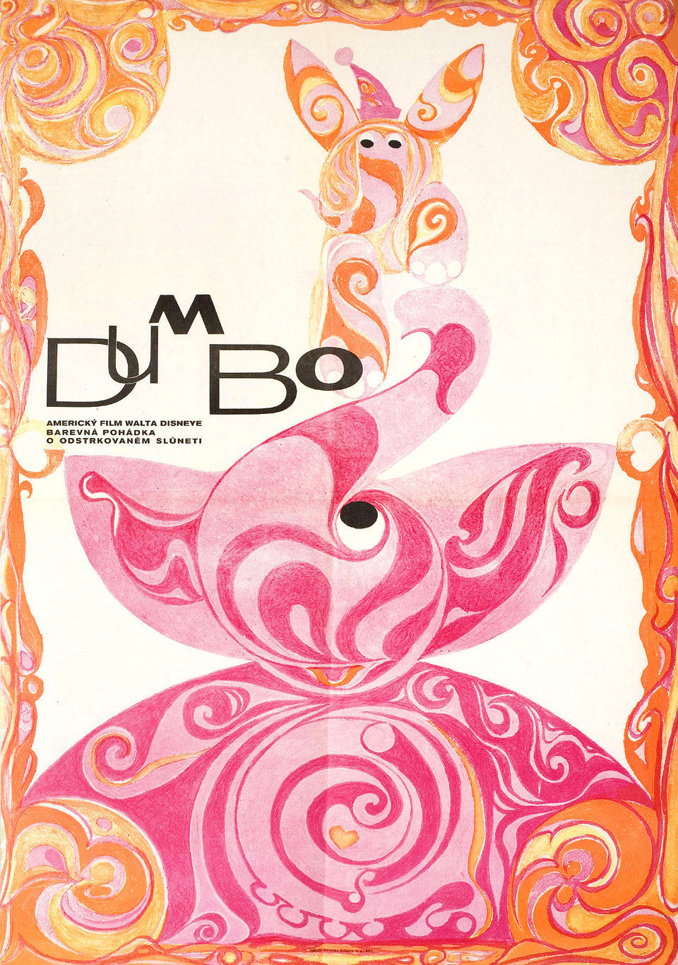 dumbo-1960s-original-czech-republic-movie-poster