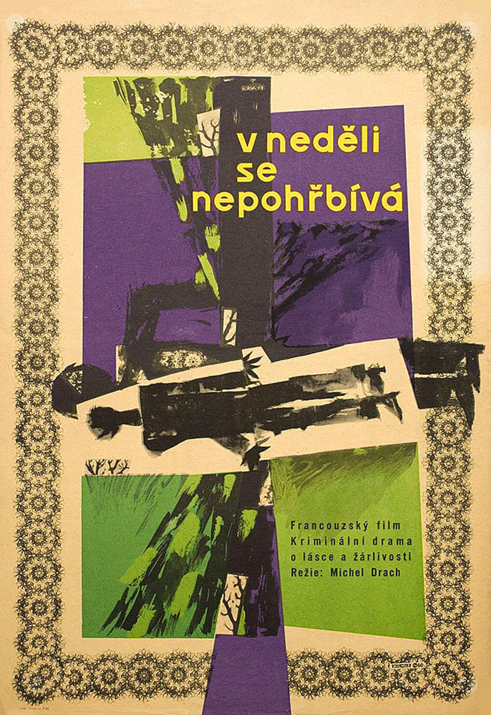 one-does-not-bury-sunday-1960s-original-czech-republic-movie-poster