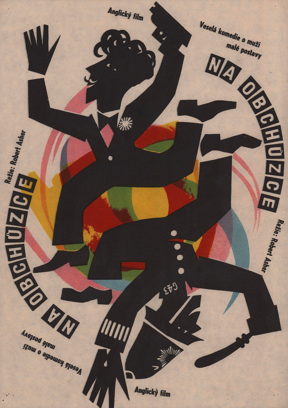 on-the-beat-1963-original-czech-movie-poster