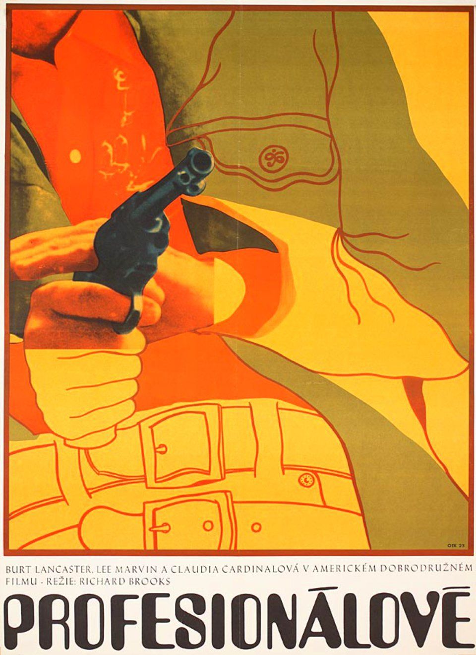 the-professionals-1963-original-czech-moviel-poster