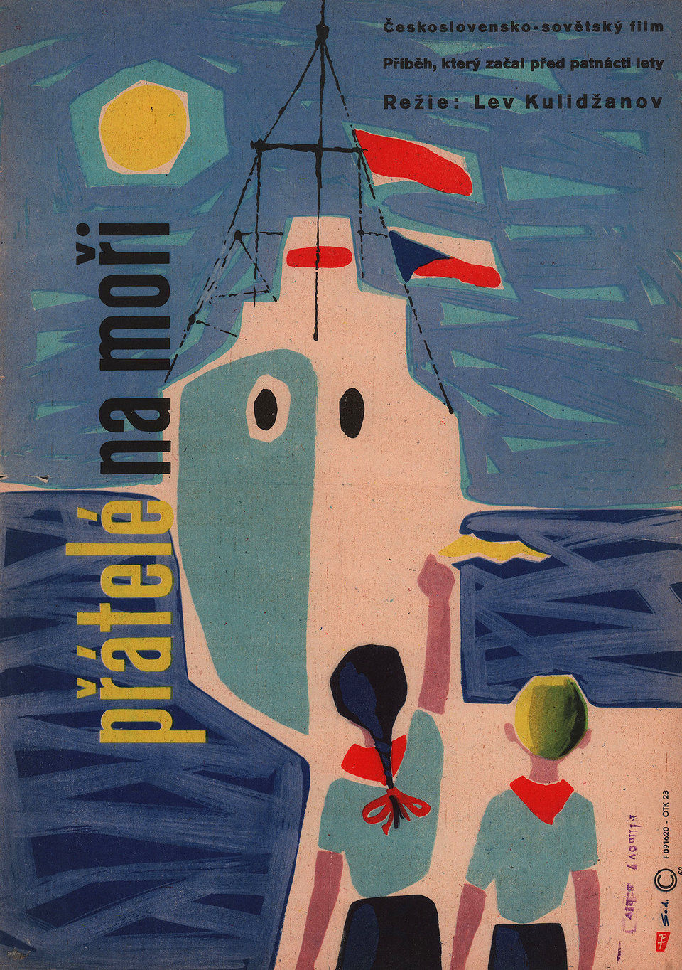 pratele-na-mori-1960-original-czech-republic-movie-poster