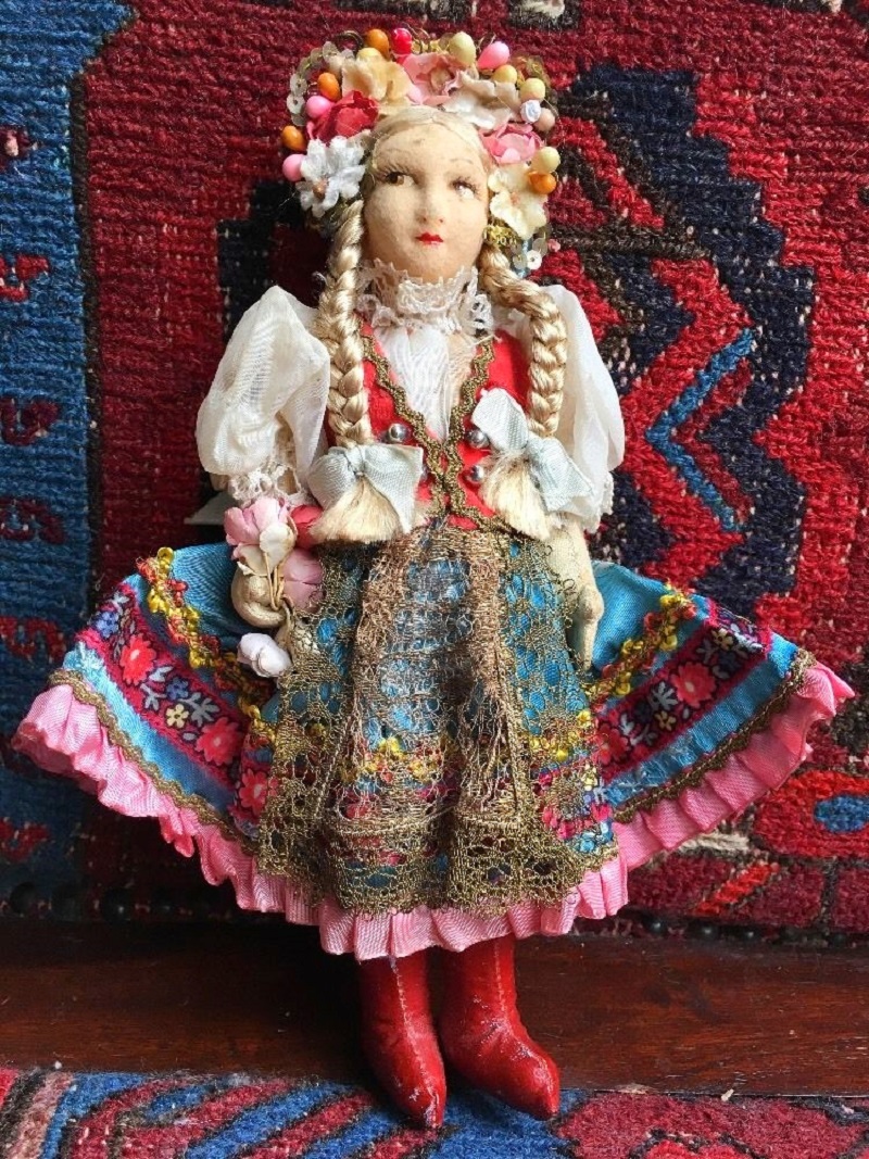 Handmade Moravian Doll from the 1980s.