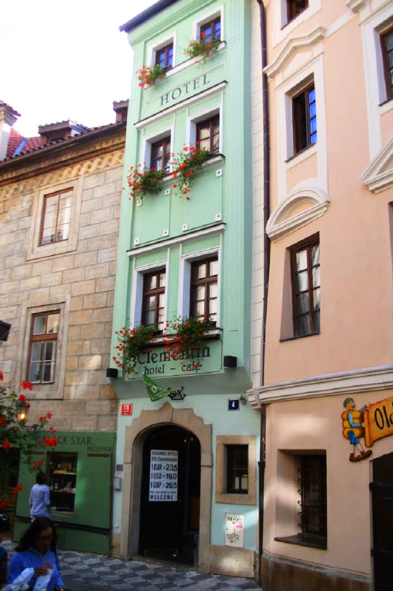 Tiniest hotel in Prague Hotel Clementin in Old Town Prague