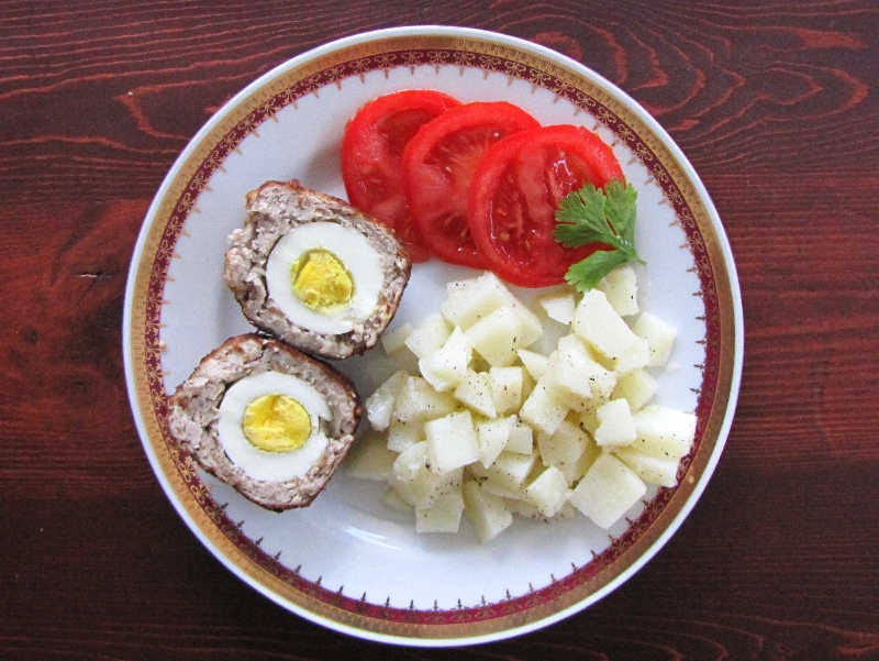 Fašírka or a Czech Version of Scotch Eggs