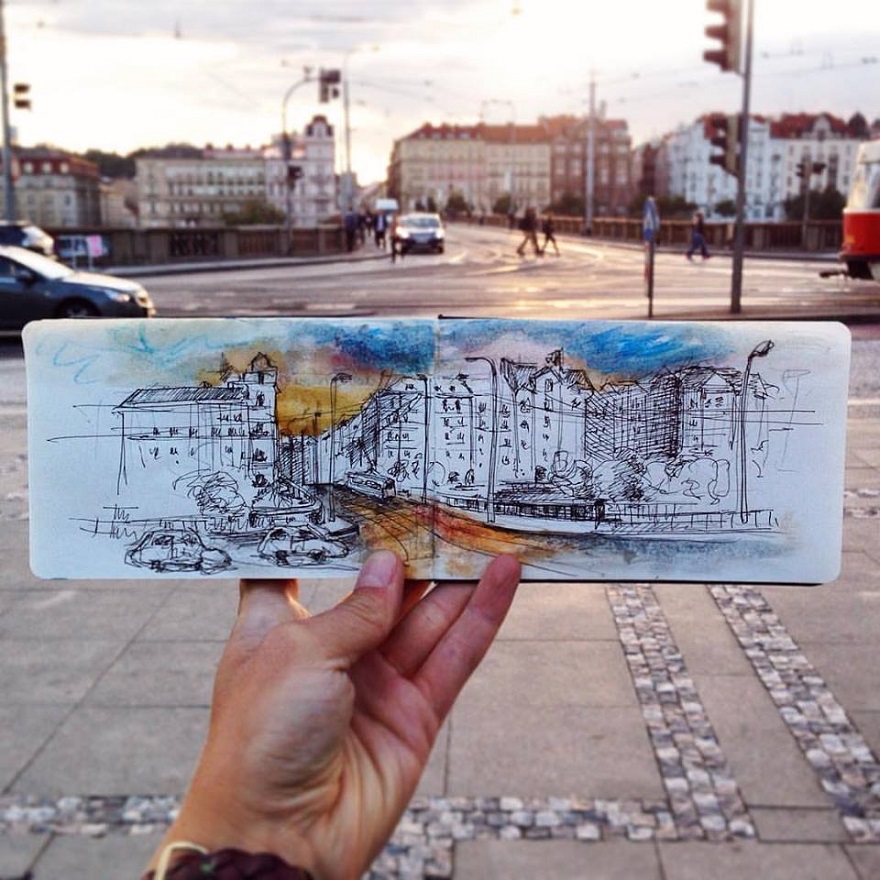 Little Sketches of Prague Photographed on Location by Ieva Ozola