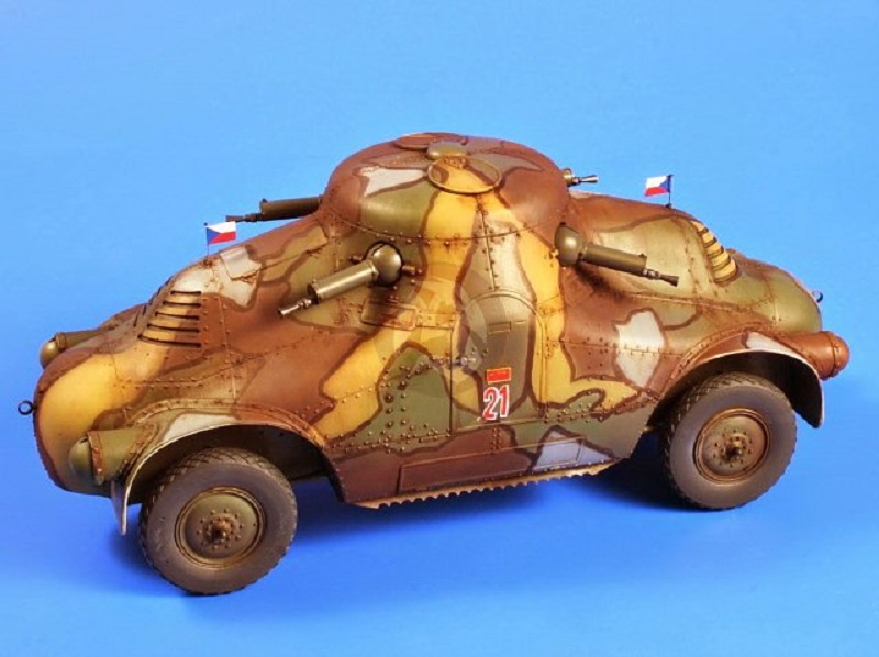 Czechoslovak Armored Car from WWII Skoda Panzerwagen II Turtle
