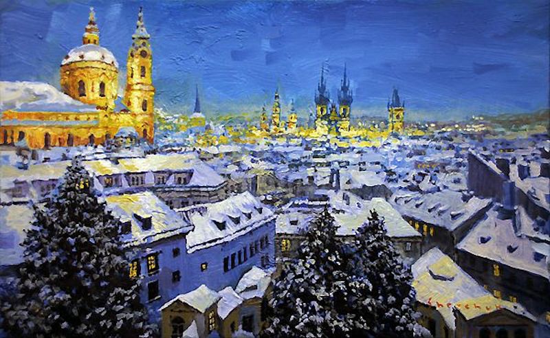 Oil-Paintings-of-Prague-by-Yuriy-Shevchuk-Tres-Bohemes-21