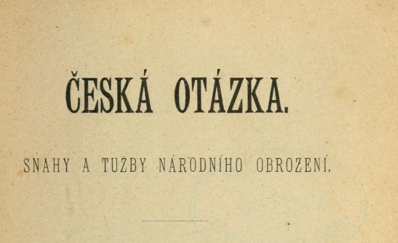 Biographical Sketch of Thomas G. Masaryk
