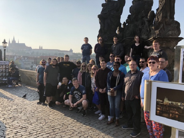 American Students from Purdue University Enjoy Themselves in Prague