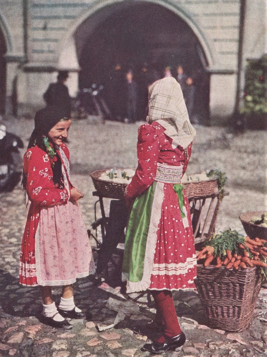 Domazlice marketplace 1938