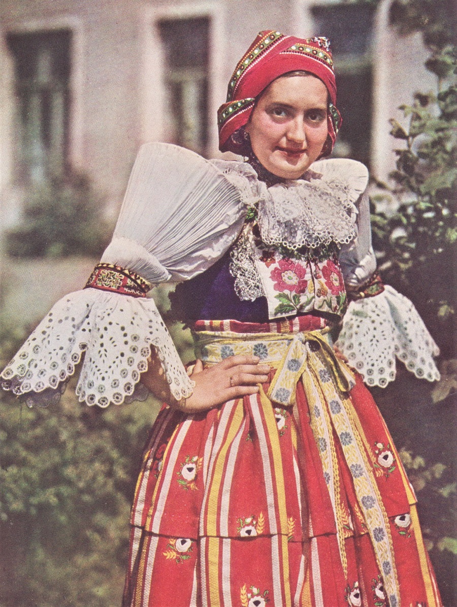 Czechoslovak woman in a kroj 1938