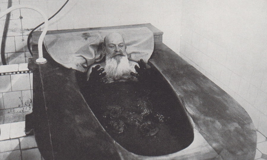 Volcanic mud bath in Czechoslovakia