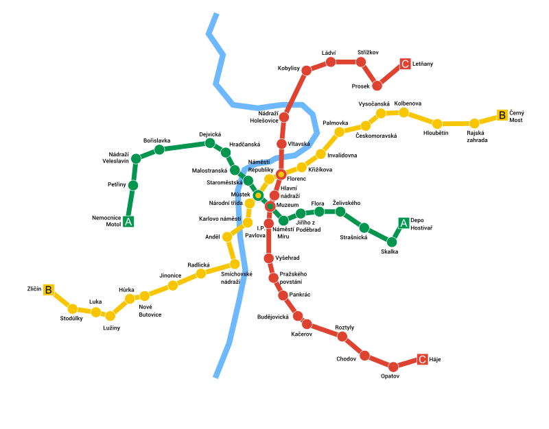 Prague Subway Guide for Tourists