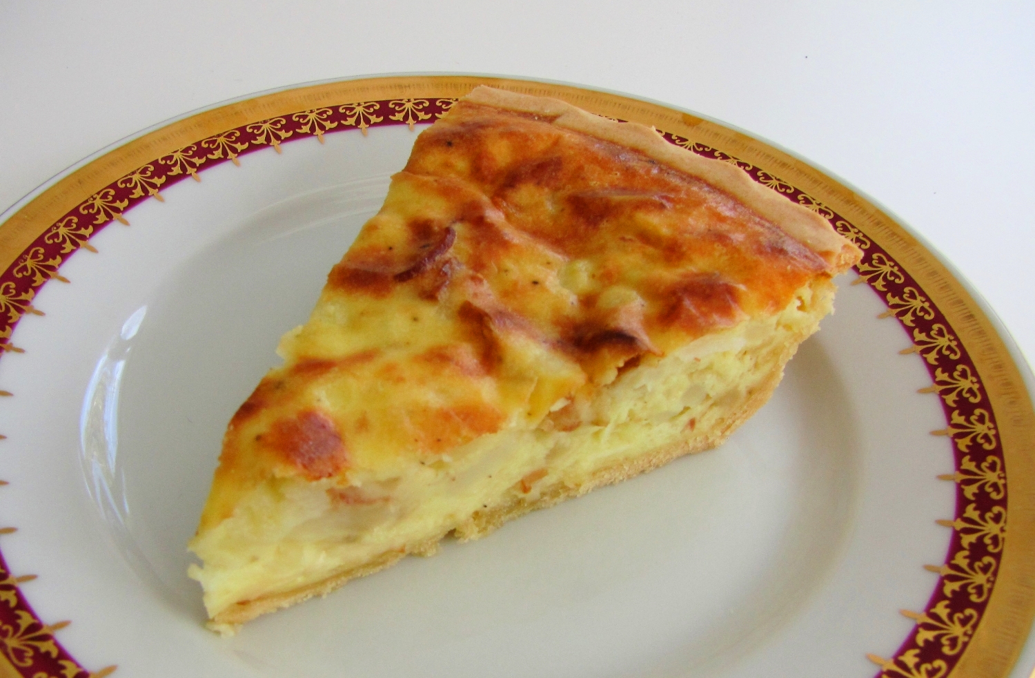 Potato and Bacon Quiche