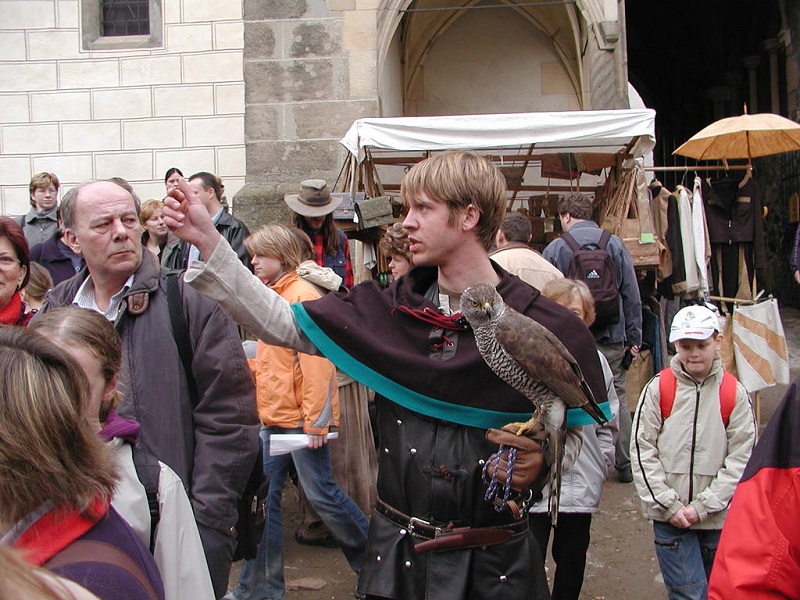 A Man and his Falcon - Czech Medieval Easter Traditions
