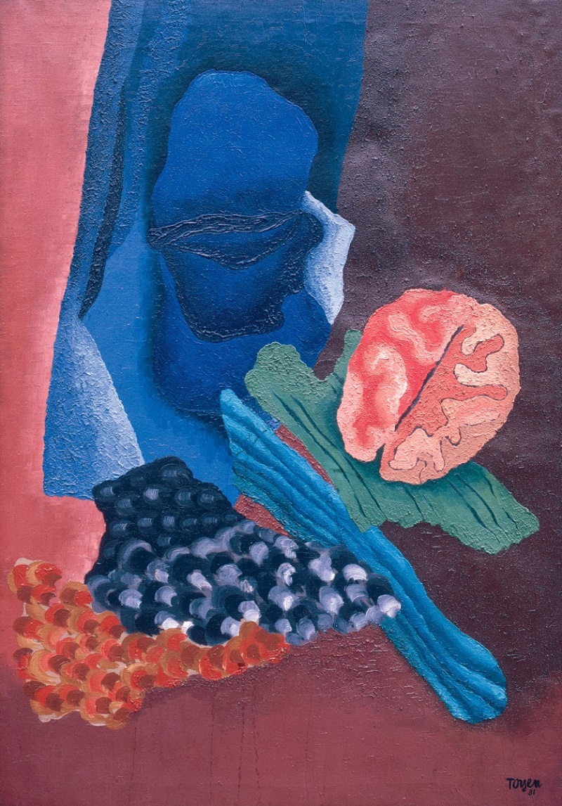 Toyen c. 1931, Floral Sleep