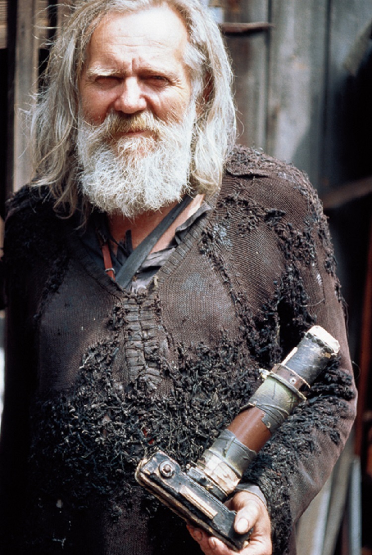 Miroslav Tichý with his camera, photo © Roman Buxbaum, 1987