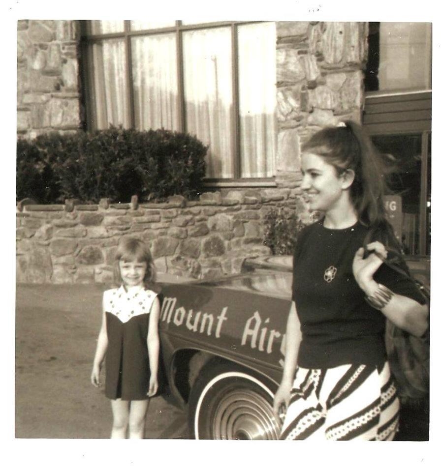 Kytka Hilmar and Anna Hilmar at Mount Airy Lodge, 1969