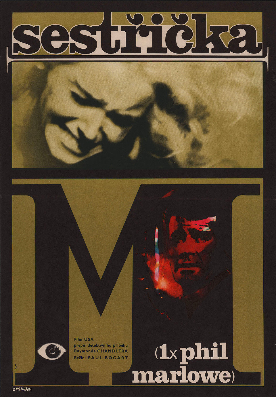 Marlowe 1971 Original Czech Republic Movie Poster