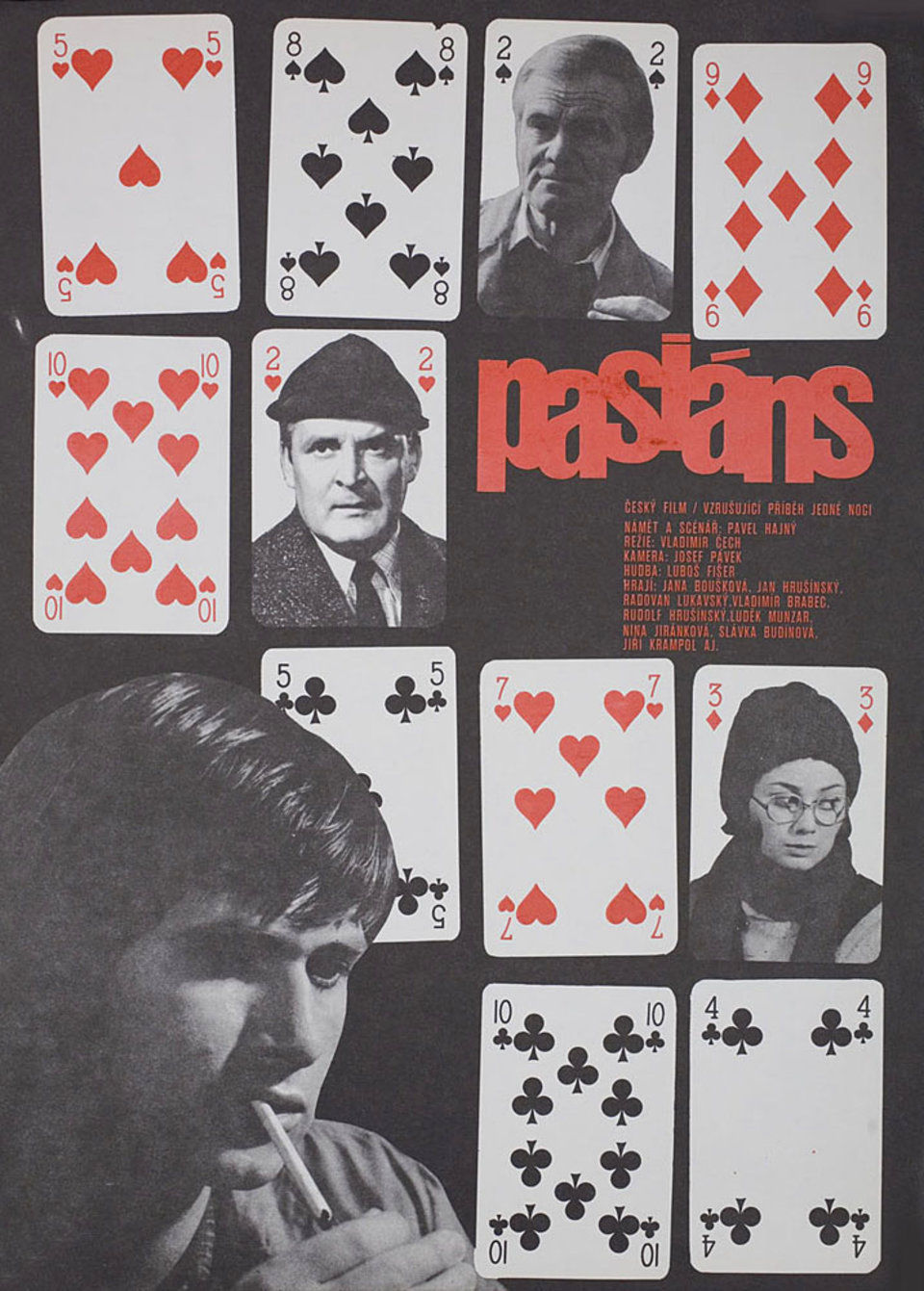 Pasians 1977 Original Czech Republic Movie Poster