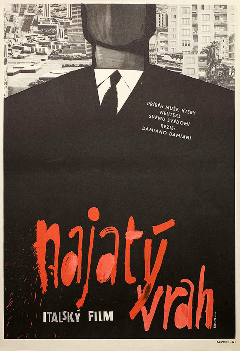 blood-feud-1962-original-czech-movie-poster