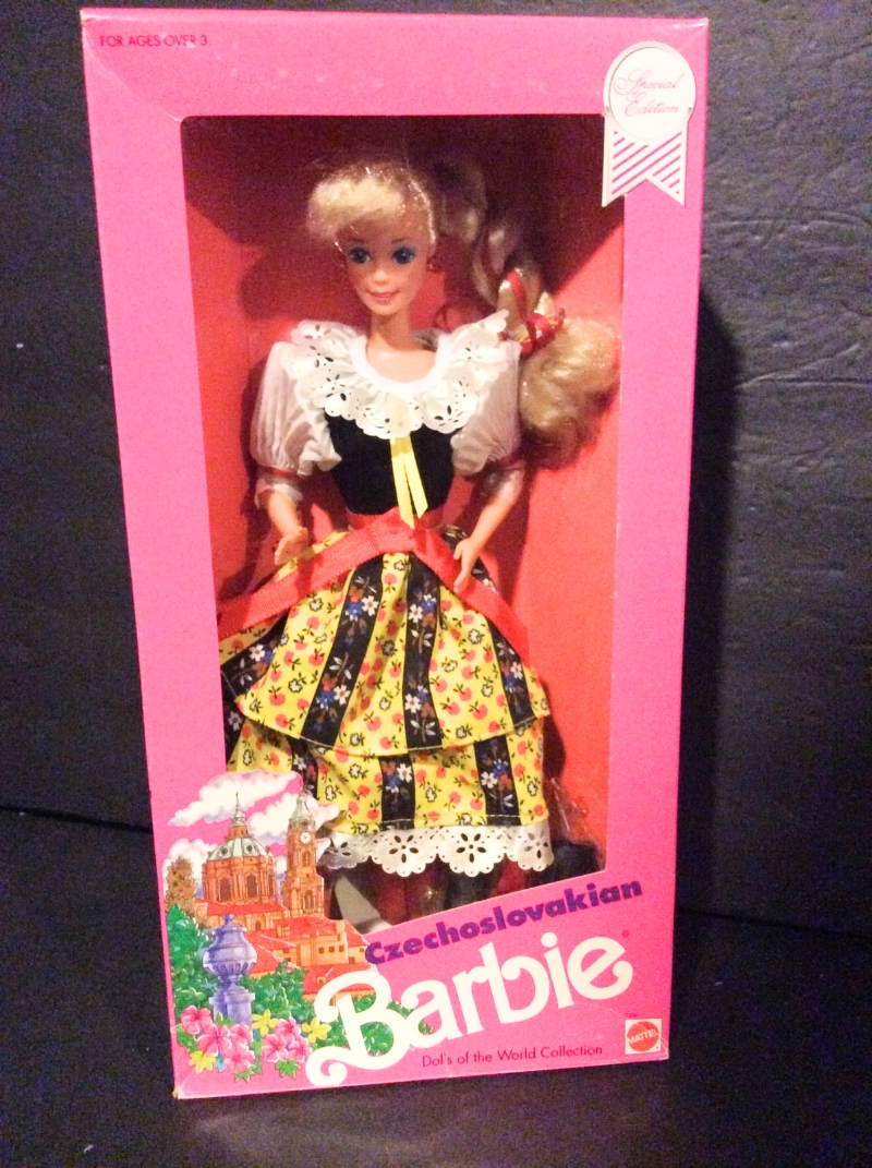 In the 1990s, even Barbie was dressed in Czech costume. 