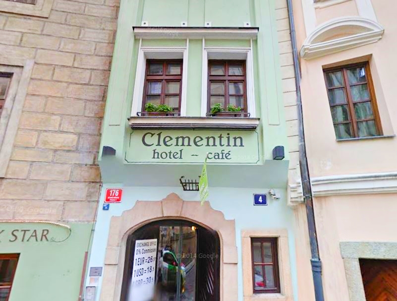 Tiniest hotel in Prague Hotel Clementin in Old Town Prague