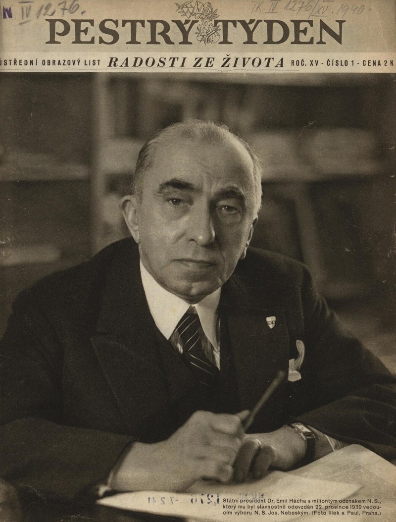 Czech_Weekly_News_1940_Pestry_Tyden_Issue_1