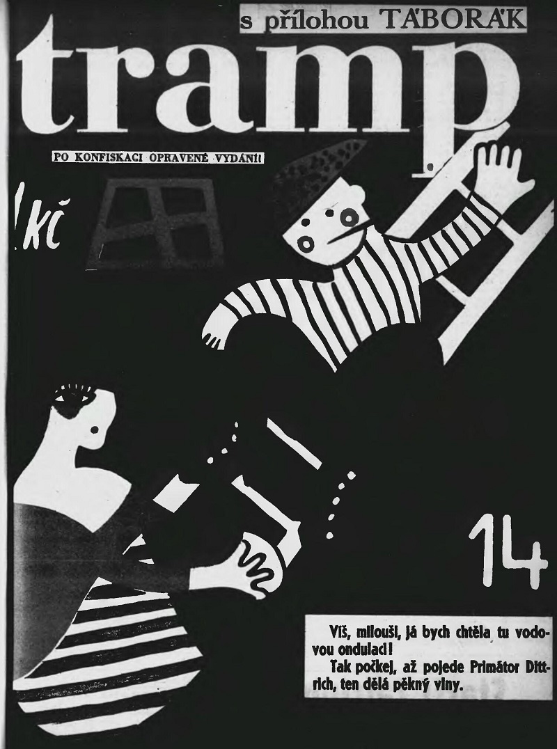 Czech Tramp (Tramping) News Covers from 1930 via TresBohemes