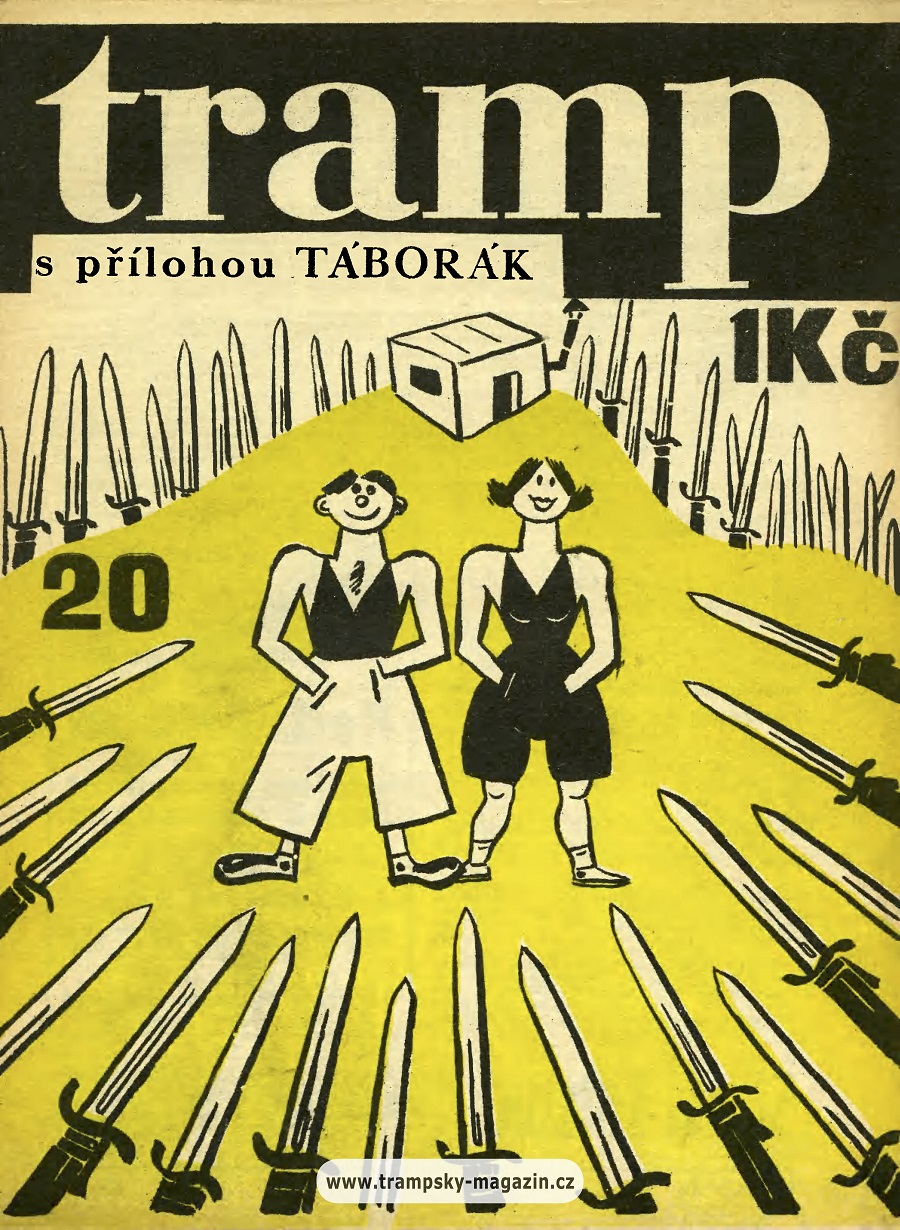 Czech Tramp (Tramping) News Covers from 1930 via TresBohemes