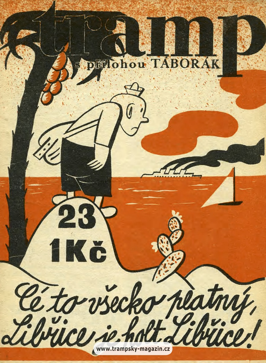 Czech Tramp (Tramping) News Covers from 1930 via TresBohemes