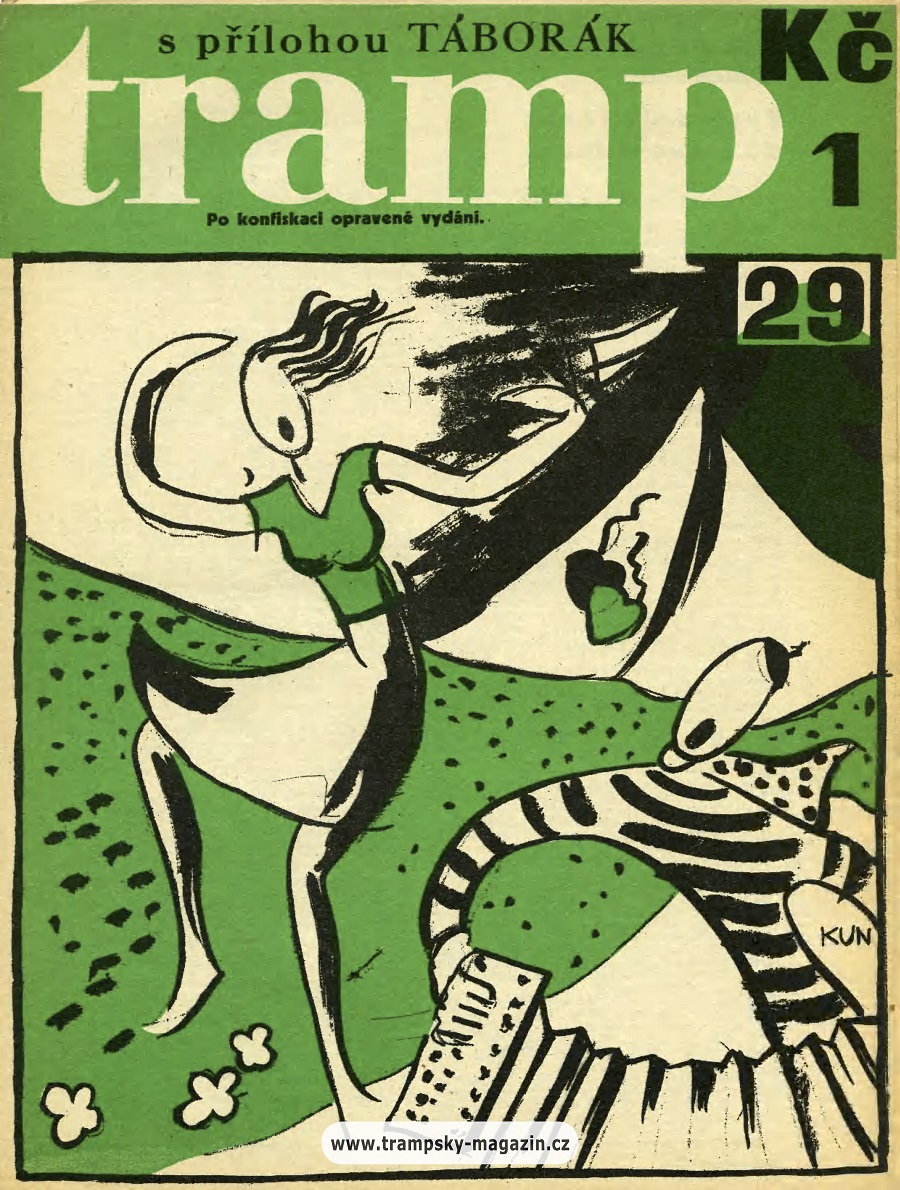 Czech Tramp (Tramping) News Covers from 1930 via TresBohemes