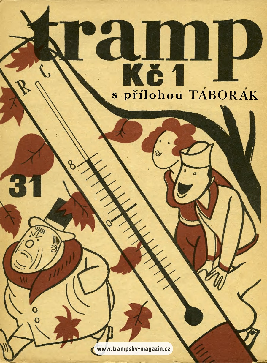 Czech Tramp (Tramping) News Covers from 1930 via TresBohemes