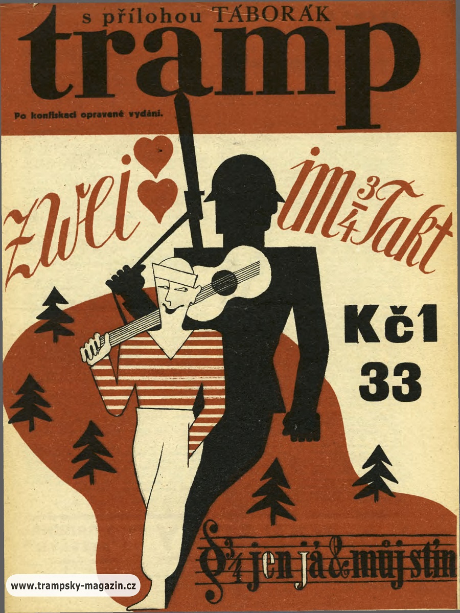 Czech Tramp (Tramping) News Covers from 1930 via TresBohemes