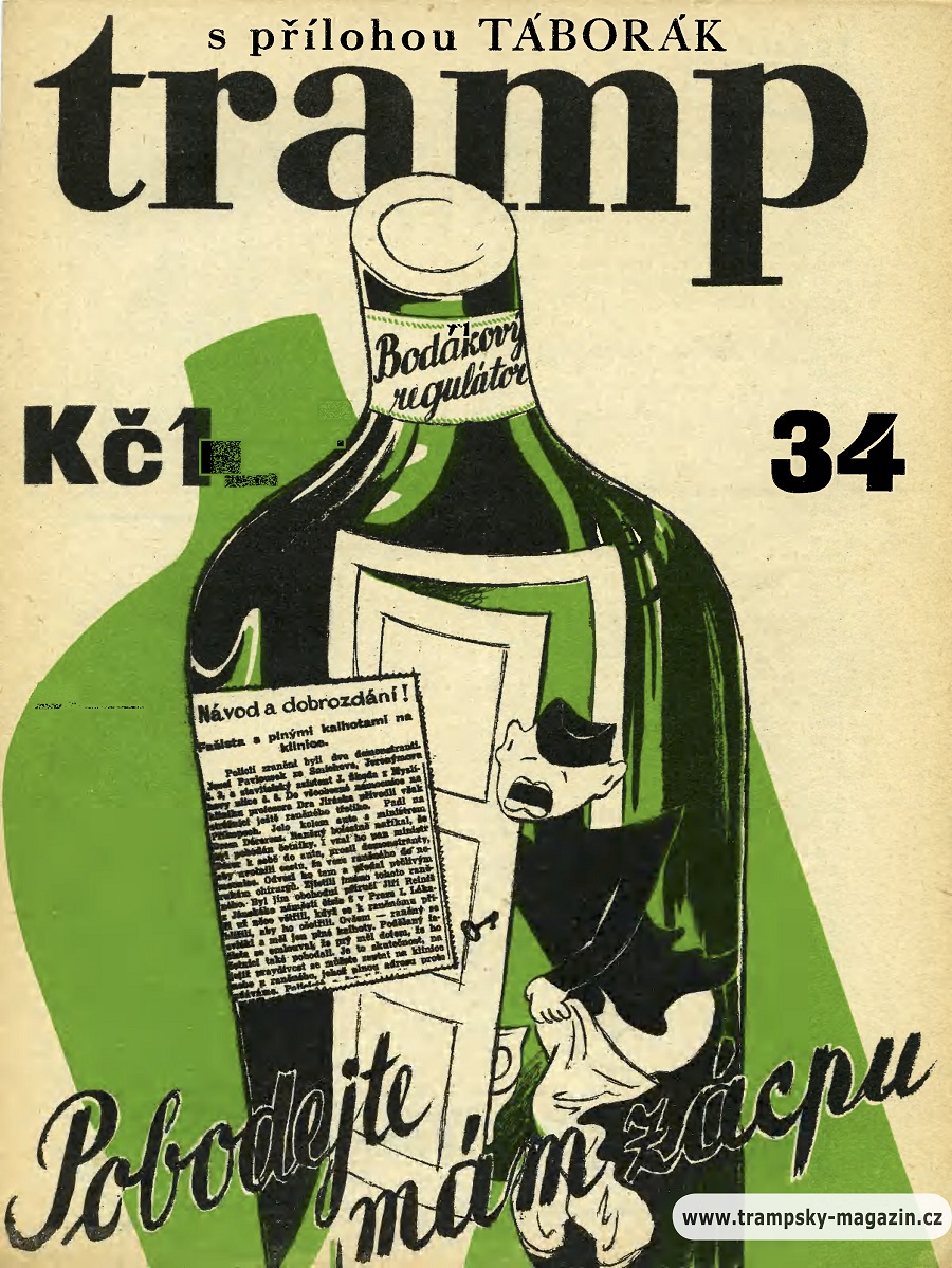 Czech Tramp (Tramping) News Covers from 1930 via TresBohemes