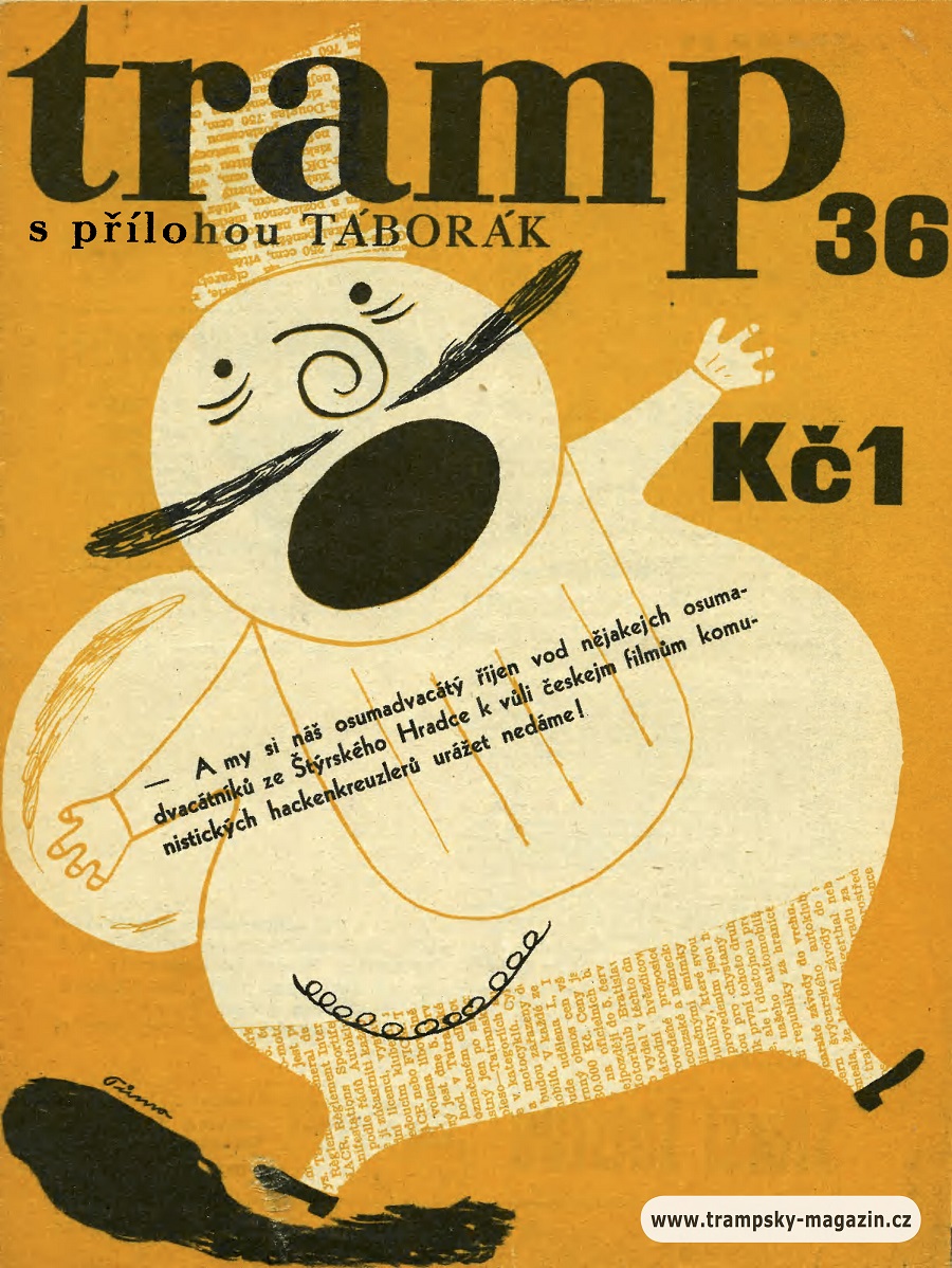 Czech Tramp (Tramping) News Covers from 1930 via TresBohemes